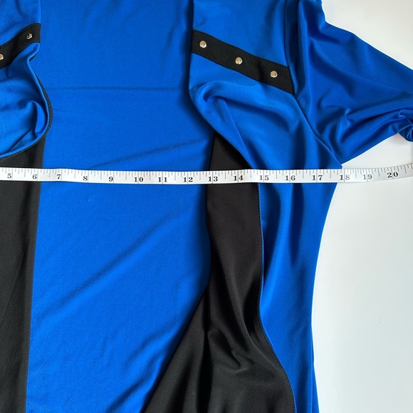 Joseph Ribkoff Women’s Open Front Cardigan Blue Black Size Small (Estimate) - Picture 7 of 10